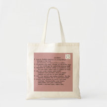 1-Taurus Apr 20-May 20 poem tote Canvas Bag