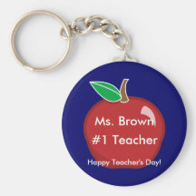 #1 Teacher's Key chain-Customise