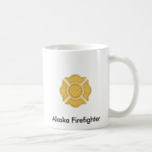 1LOGO11, Alaska Firefighter Coffee Mugs