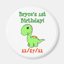 1st birthday favour fridge magnets