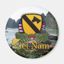 1st cavalry division vietnam veterans war vets Mag Refrigerator Magnets