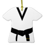 1st Degree Black Belt Uniform Ornament ornaments