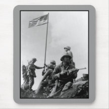 1st Flag Raising On Iwo Jima Mousepads