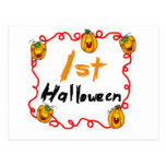 1st Halloween Tshirts and Gifts Post Cards