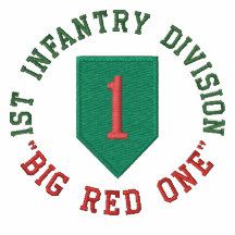 1st Infantry "Big Red One" Embroidered Polo Shirt