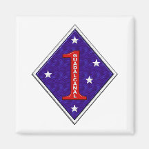 1st Marine Refrigerator Magnet