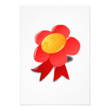 1st Place Ribbon Custom Invitations
