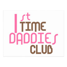 1st Time Daddies Club (Pink) Postcards