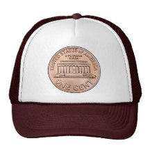 2005 Lincoln Memorial 1 cent copper coin money Hats