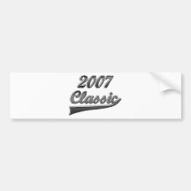 2007 Classic Bumper Sticker