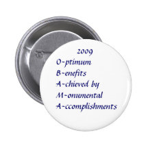 2009 Obama Buttons
