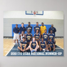 2010 17U USBA National Runner-Up Photo Print