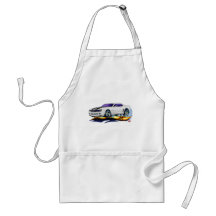 2010 Camaro White-Black Car Aprons