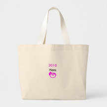 2010 hens canvas bag