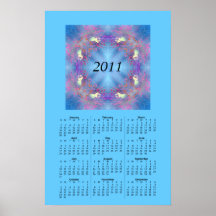 2011 Calendar Poster - blue diamond