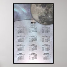 2011 Calendar Poster (Moon)