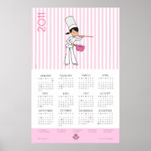 2011 Chef Poster Calendar