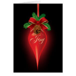 2011 Christmas Cards Red Ornament cards