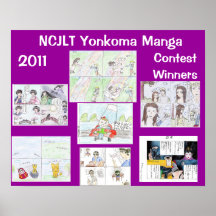 2011 NCJLT Yonkoma Manga Winners Poster