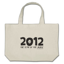 2011 - The Year of the Nurse Canvas Bags