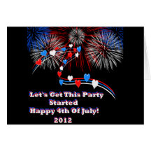 2012 4th Of July Card