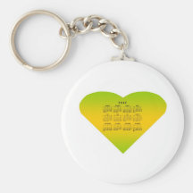 2012 Calendar Keychain