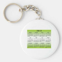 2012 Calendar Keychains