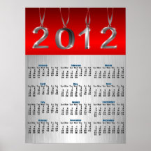 2012 Calendar Poster Print