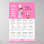2012 Kitchen Calendar Poster