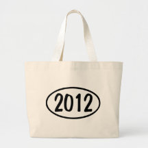 2012 Oval Canvas Bags