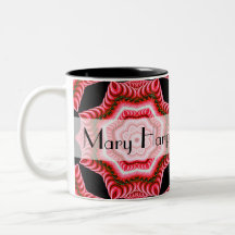 2012 Personalised Kaleidoscope Calendar Gift Mug