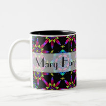 2012 Personalised Kaleidoscope Calendar Gift Mug