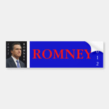 2012 Romney Bumper Sticker