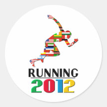 2012: Running Round Stickers