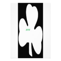 2012 saint patrick's day invitation