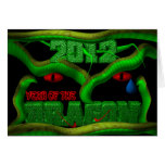 2012 Year of the green dragon cards