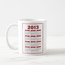 2013 Calendar Motorcycle Coffee Mugs