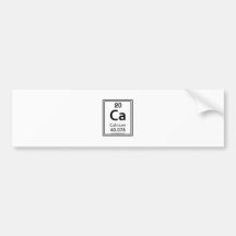 20 Calcium Bumper Sticker