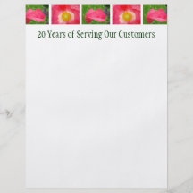 20 Years of Serving Our Customers Flyers Poppies