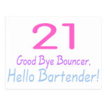 21 Good Bye Bouncer Hello Bartender (Colour) Post Cards