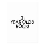 21 Year Olds Rock Postcards