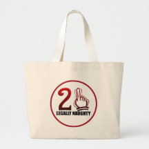 21st Birthday Canvas Bags