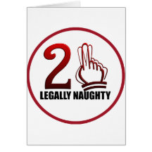 21st Birthday Greeting Card