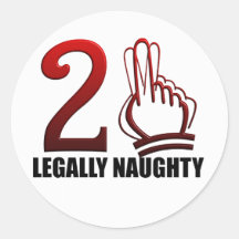 21st Birthday Stickers