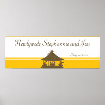 22.5"x7.5" Personalised Banner Carnival Poster