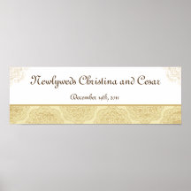 22.5"x7.5" Personalised Banner Moroccan Party Posters