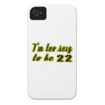 22 and Fabulous Birthday Designs iPhone 4 Case-Mate Case