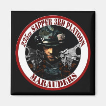 235th 3rd Platoon Magnet