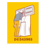 241543903 head freezer humourous tshirt post card