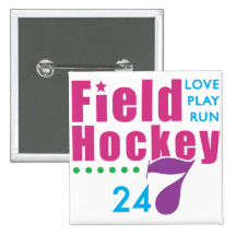 24/7 Field Hockey Buttons
